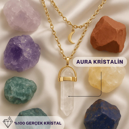 Aura Yansıması: Kişiye Özel Kristal Kolye